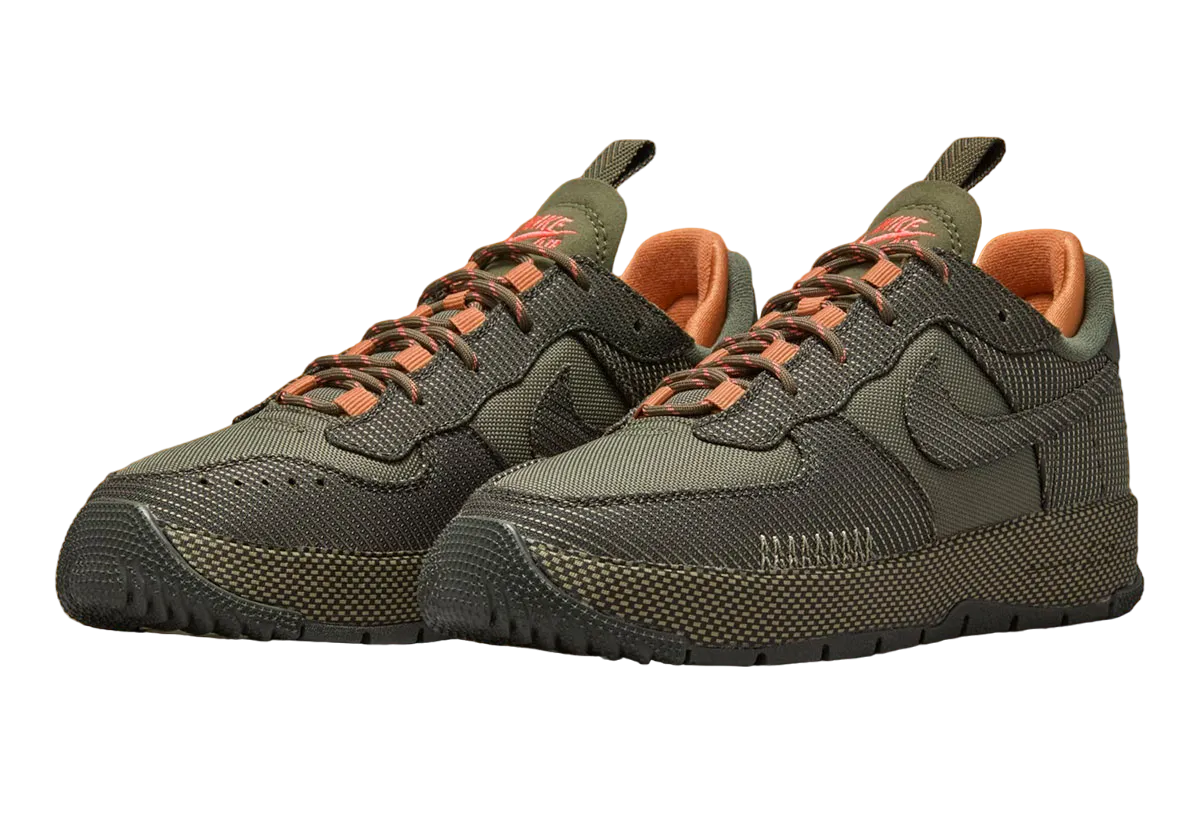 Nike WMNS Air Force 1 Wild Olive Orange