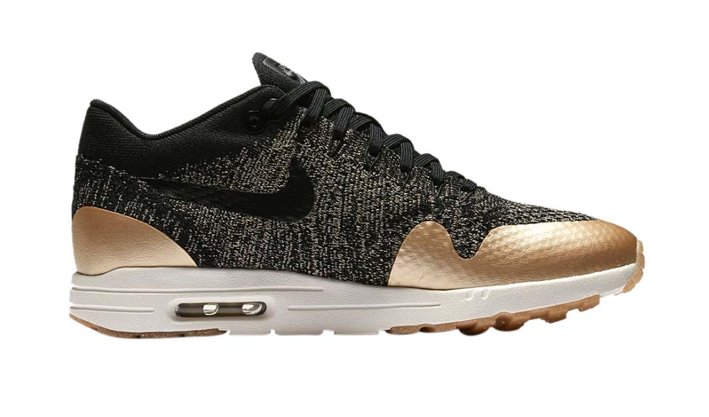 Nike WMNS Air Max 1 Ultra 2.0 Flyknit Metallic Golden Age