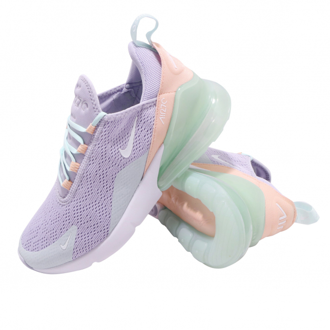 Nike Women's Air Max 270 Shoes - Sail/ Oxygen Purple