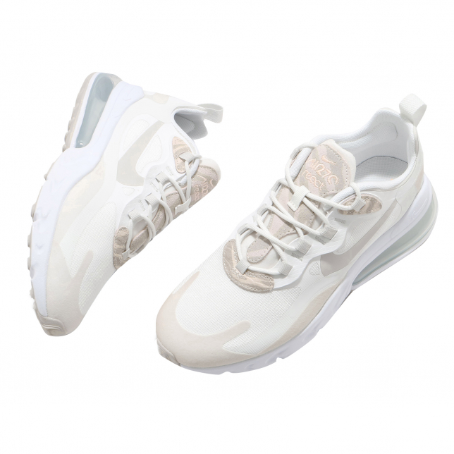 Nike Air Max 270 React Summit White Light Cream Women's Shoes