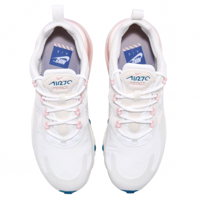Nike WMNS Air Max 270 React Summit White Ghost Aqua - Aug 2019 - AT6174100