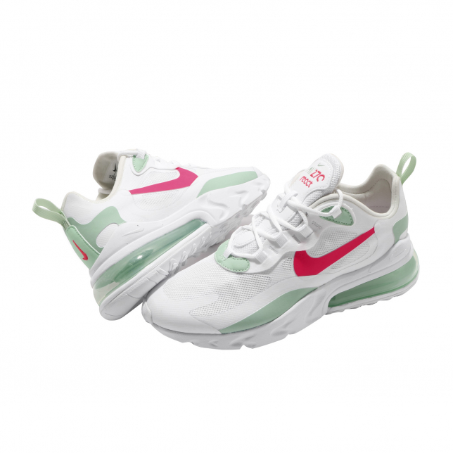 Nike WMNS Air Max 270 React White Laser Crimson