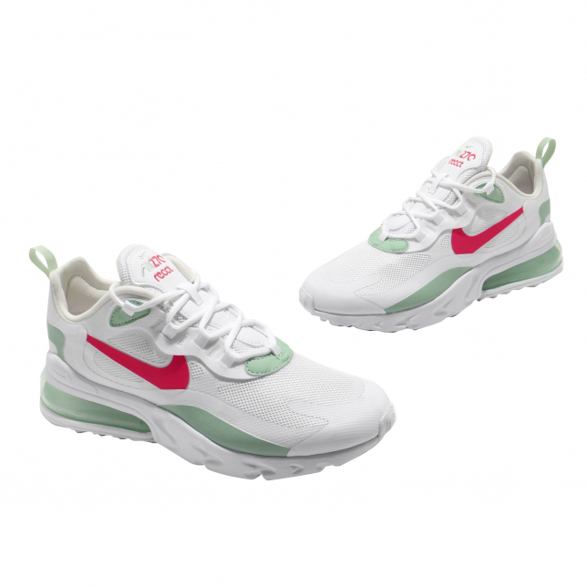 Nike WMNS Air Max 270 React White Laser Crimson - Jun 2020 - CV3025100