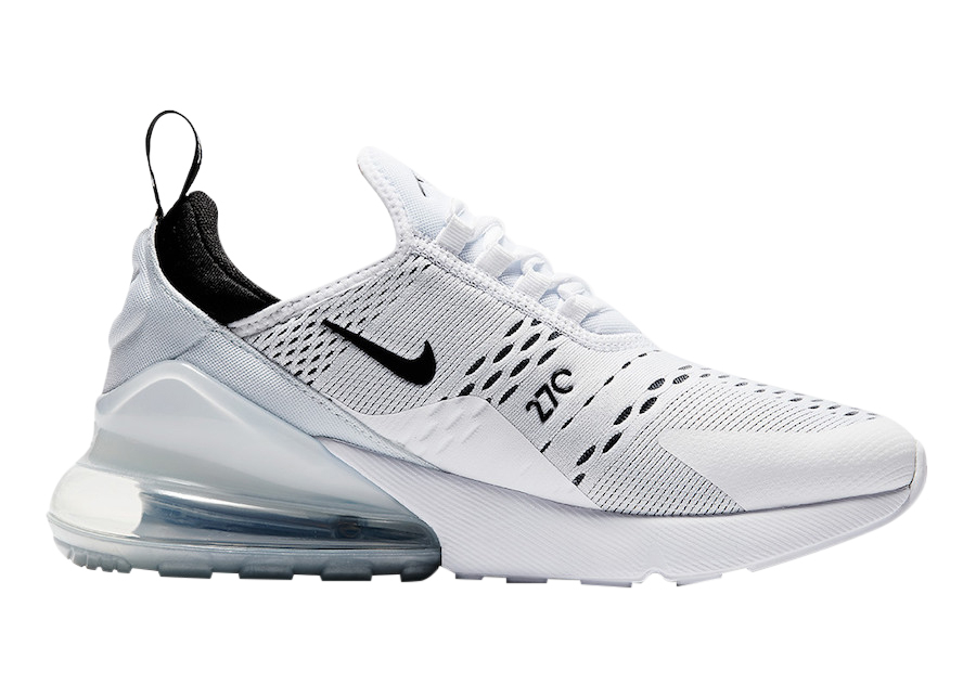 air max 270 white and black