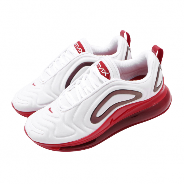 nike air max 720 white and red