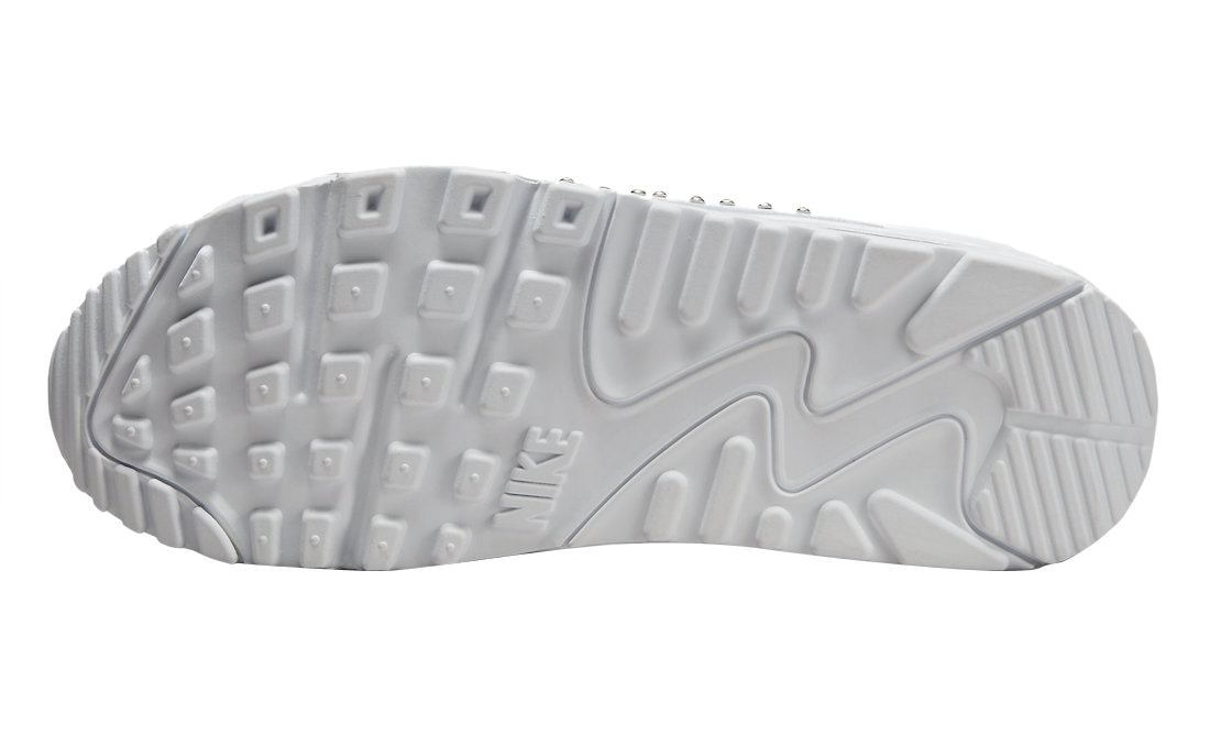 Nike WMNS Air Max 90 Futura White Metallic Silver FQ8888-100