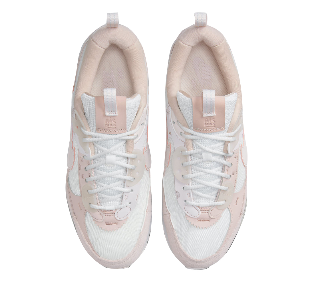Nike WMNS Air Max 90 Futura White Pink - Jul 2022 - DM9922-104