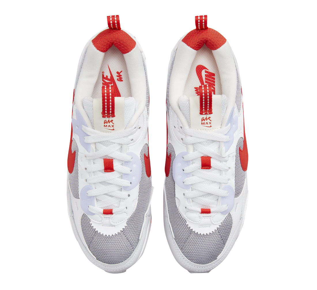Nike WMNS Air Max 90 Futura White Red FD9865-100