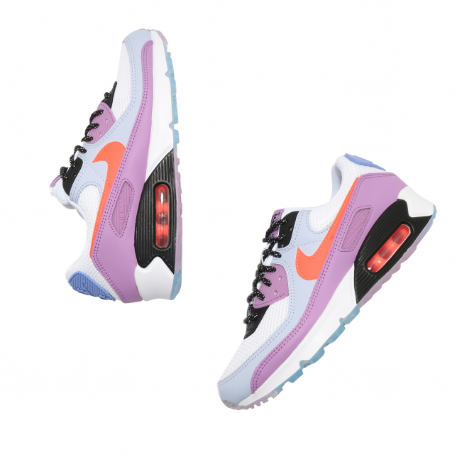 Nike WMNS Air Max 90 White Hyper Crimson CW6029100