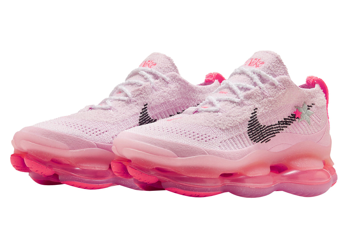 neon pink nike running shoes for women