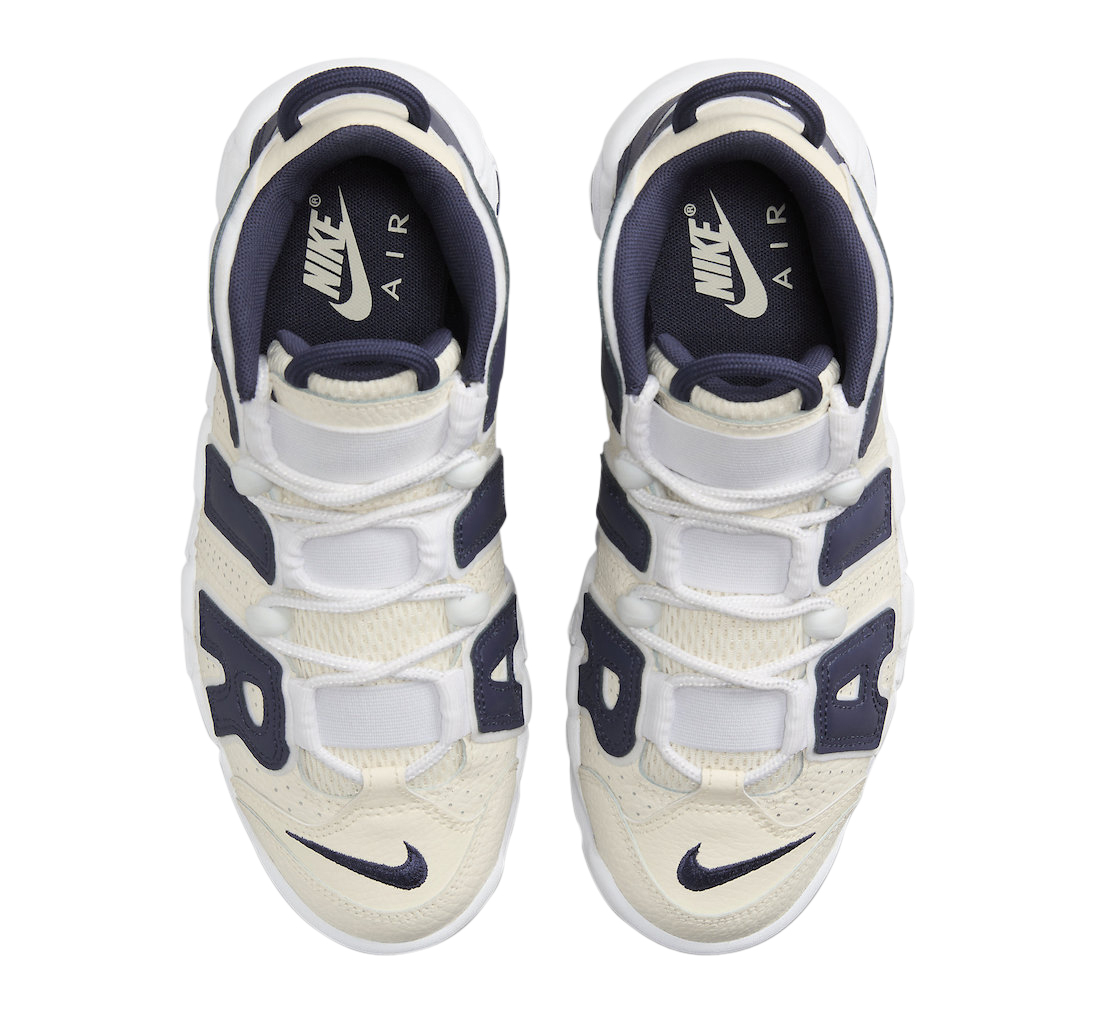 Nike WMNS Air More Uptempo Coconut Milk Midnight Navy