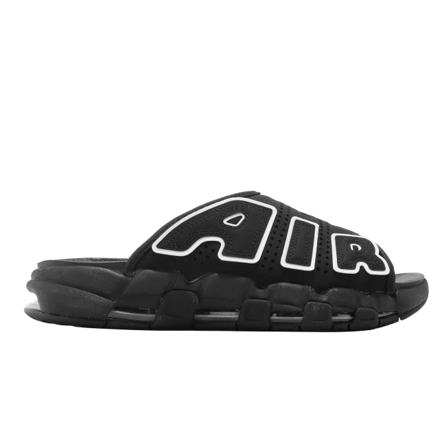 Nike WMNS Air More Uptempo Slide Black White FD5983001 - KicksOnFire.com