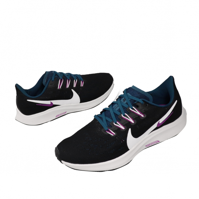 Nike air zoom pegasus 36 womens black summit outlet white-valerian blue