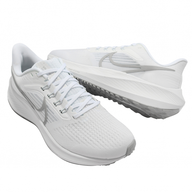 Nike WMNS Air Zoom Pegasus 39 White Metallic Silver - Mar 2022 - DH4072100