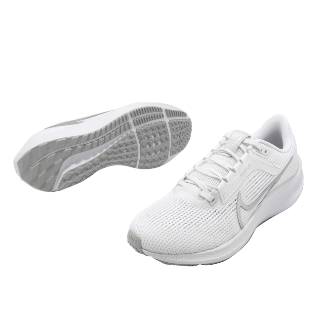 Nike WMNS Air Zoom Pegasus 40 White Metallic Silver DV3854101