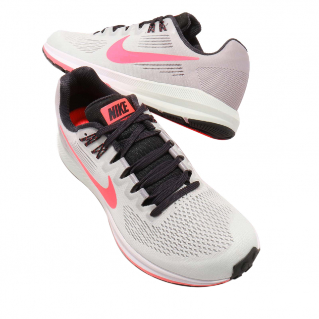 Nike WMNS Air Zoom Structure 21 Atmosphere Grey Hot Punch