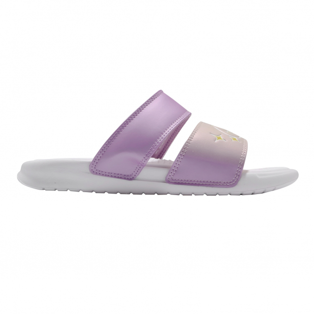 Nike WMNS Benassi Duo Ultra Slide Violet Star White