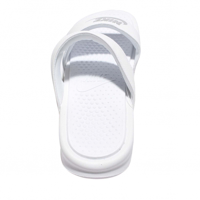 Nike WMNS Benassi Duo Ultra Slide White Metallic Silver - Apr 2018 - 819717100