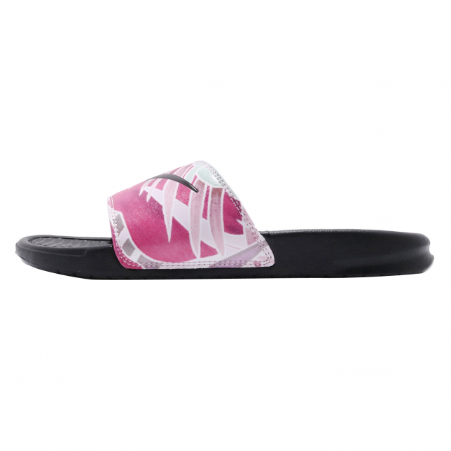 Nike WMNS Benassi JDI Print Black Active Fuchsia