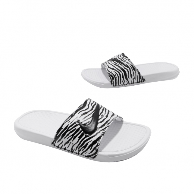 Nike WMNS Benassi JDI Print White Black