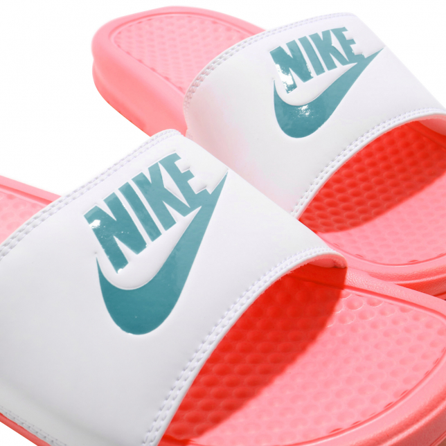 Nike WMNS Benassi JDI Sunset Pulse Teal Nebula 343881616