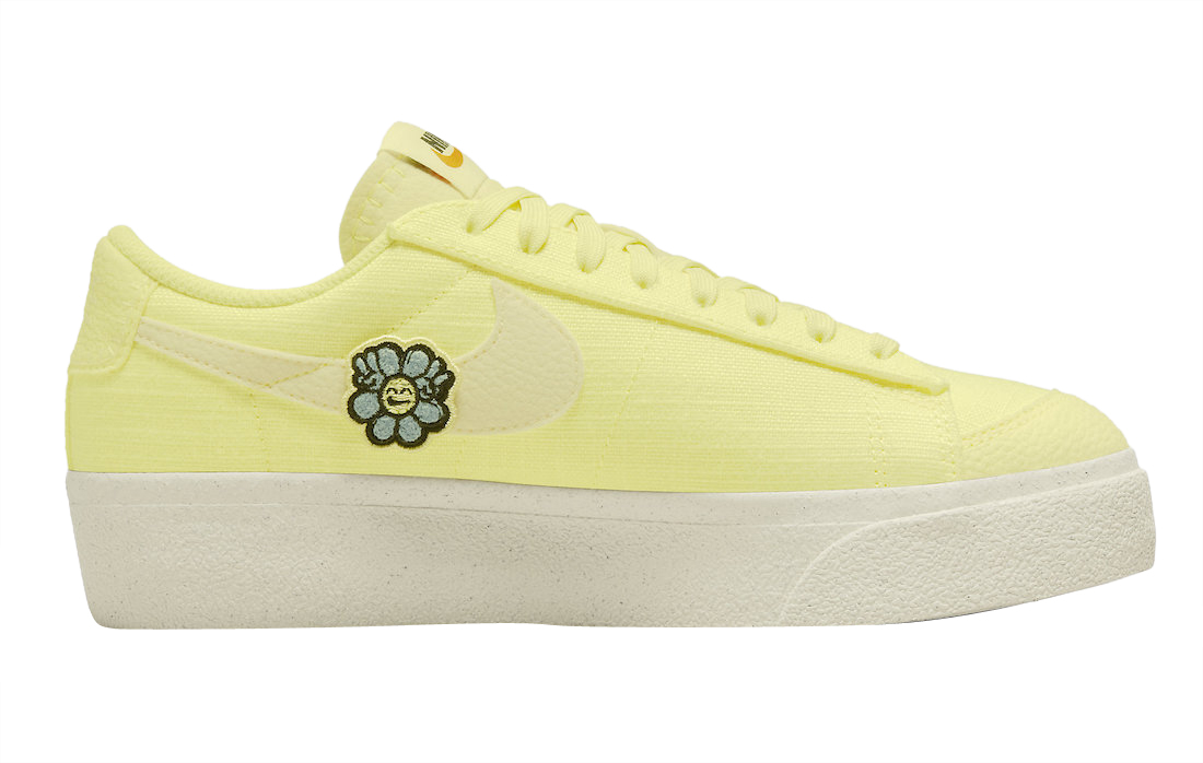 Nike WMNS Blazer Low Platform Air Sprung Yellow