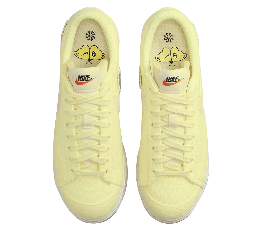 Nike WMNS Blazer Low Platform Air Sprung Yellow