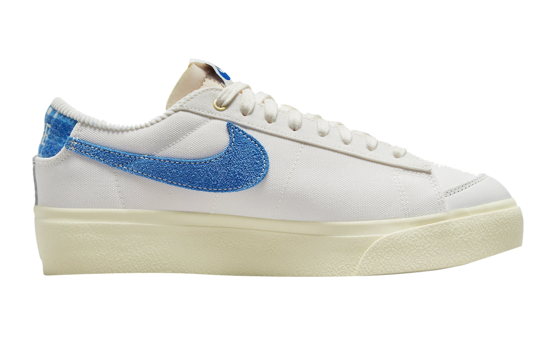 Nike WMNS Blazer Low Platform Sail Game Royal