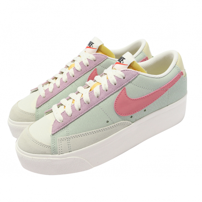 Nike WMNS Blazer Low Platform Seafoam Pink Salt