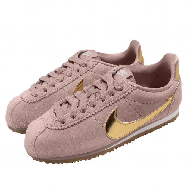 BUY Nike WMNS Classic Cortez SE Diffused Taupe Metallic Gold