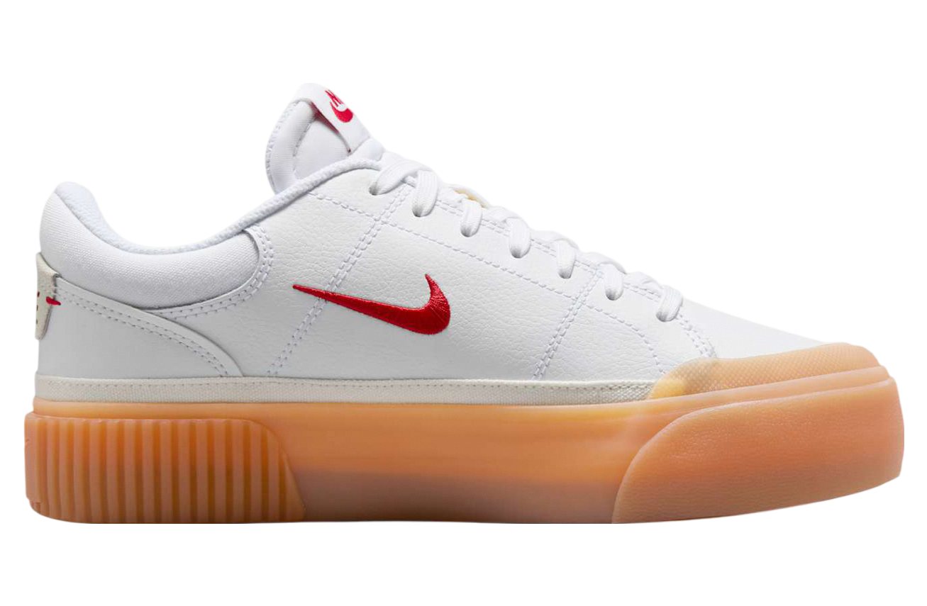 Nike Wmns Court Legacy Lift White / University Red