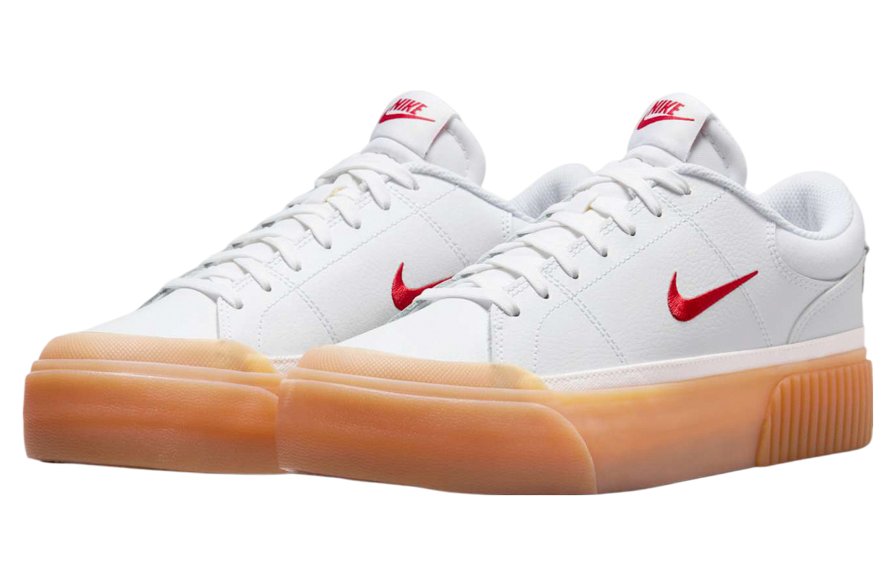 Nike Wmns Court Legacy Lift White / University Red
