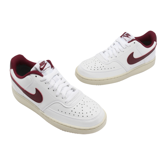 Nike WMNS Court Vision Low Next Nature White Team Red