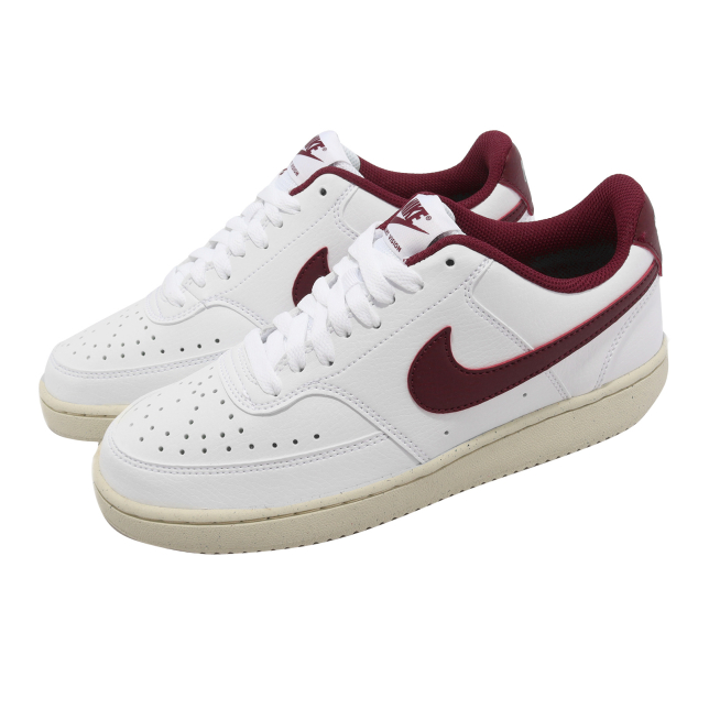 Nike WMNS Court Vision Low Next Nature White Team Red DH3158106 ...