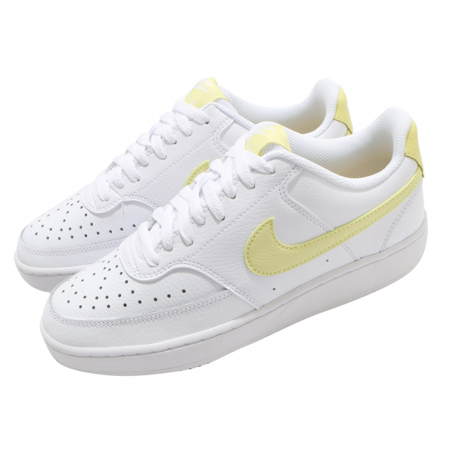 Nike WMNS Court Vision Low White Light Zitron Bright Mango