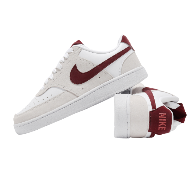 Nike Wmns Court Vision Low White / Team Red