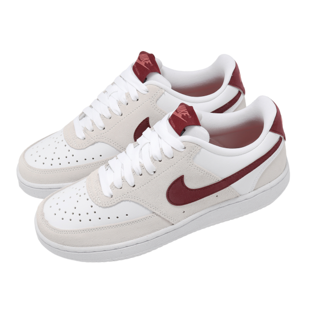 Nike Wmns Court Vision Low White / Team Red