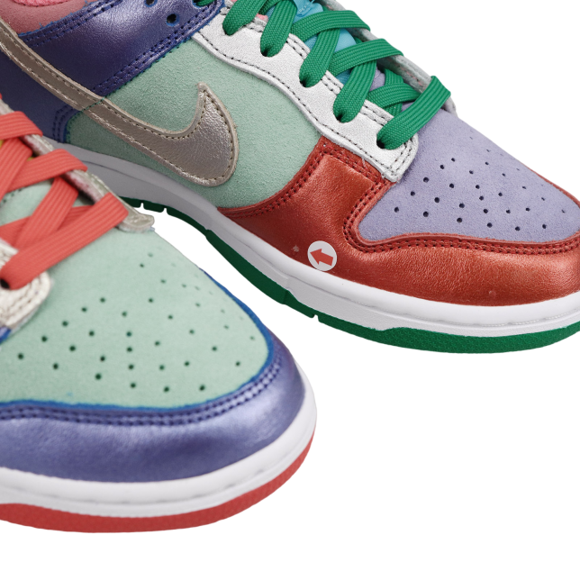 Nike Wmns Dunk Low SE Sunset Pulse / Silver