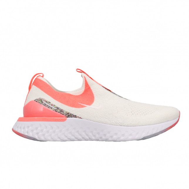 Nike WMNS Epic Phantom React Flyknit White Lava Glow