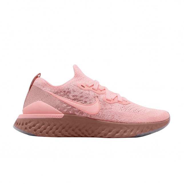 Nike WMNS Epic React Flyknit 2 Pink Tint Rust Pink