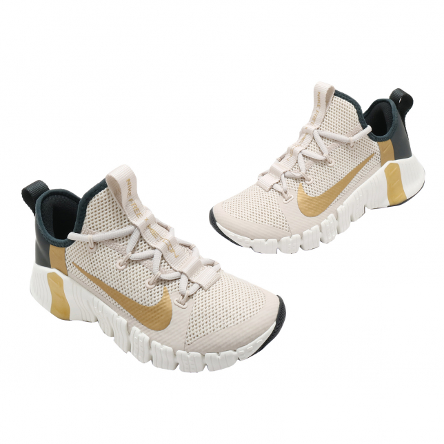 Nike WMNS Free Metcon 3 Light Orewood Brown Metallic Gold - Dec 2020 - CJ6314170