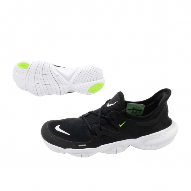 Nike WMNS Free RN 5.0 Black White Anthracite Volt