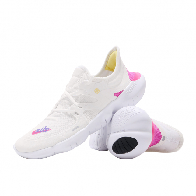 Nike WMNS Free Rn 5.0 JDI White Laser Fuchsia