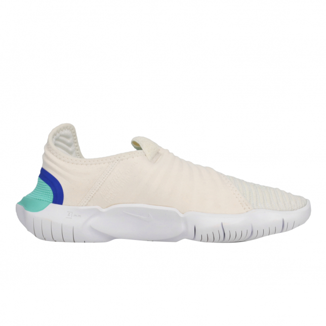 Nike WMNS Free RN Flyknit 3.0 Sail Aurora Green - Apr 2020 - AQ5708100