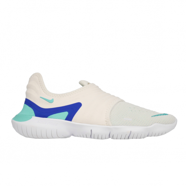 Nike WMNS Free RN Flyknit 3.0 Sail Aurora Green - Apr 2020 - AQ5708100