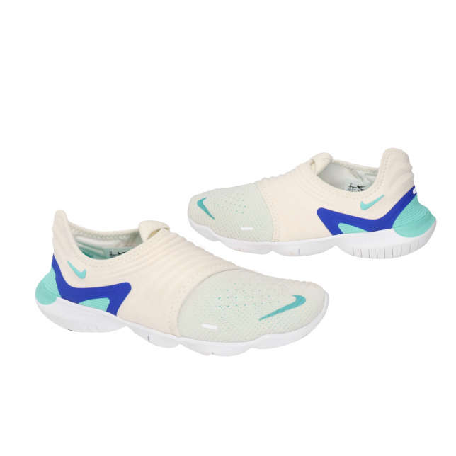 Nike WMNS Free RN Flyknit 3.0 Sail Aurora Green - Apr 2020 - AQ5708100