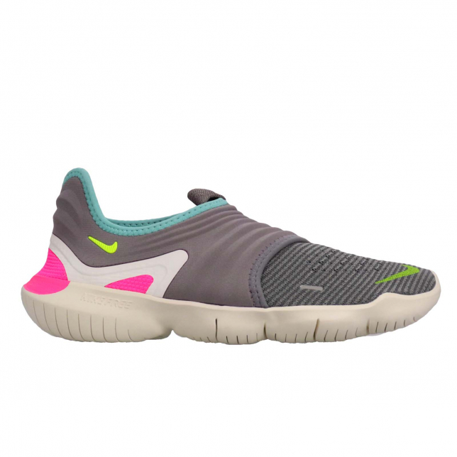 NIke WMNS Free RN FlyknitT 3.0 Gunsmoke Volt AQ5708002