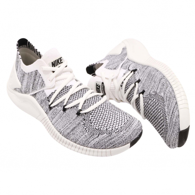 Wmns free tr outlet flyknit 3 white black