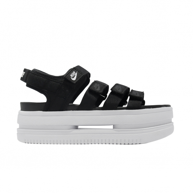 Nike WMNS Icon Classic Sandal Black White DH0223001 - KicksOnFire.com