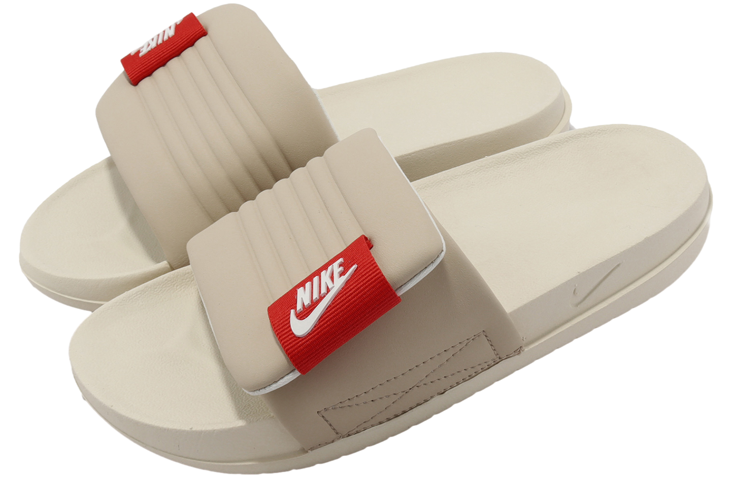 サンダル・ミュール (W) Nike Offcourt Adjust Slide Sanddrift Picante Red Nike WMNS Offcourt Adjust Slide Sanddrift Picante Red - Apr